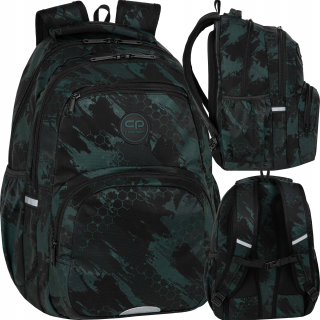 COOLPACK KAPACITA ŠKOLSKÝ BATOH MLÁDEŽ VYBERTE SI TRACE TECHNIC ZELENÁ